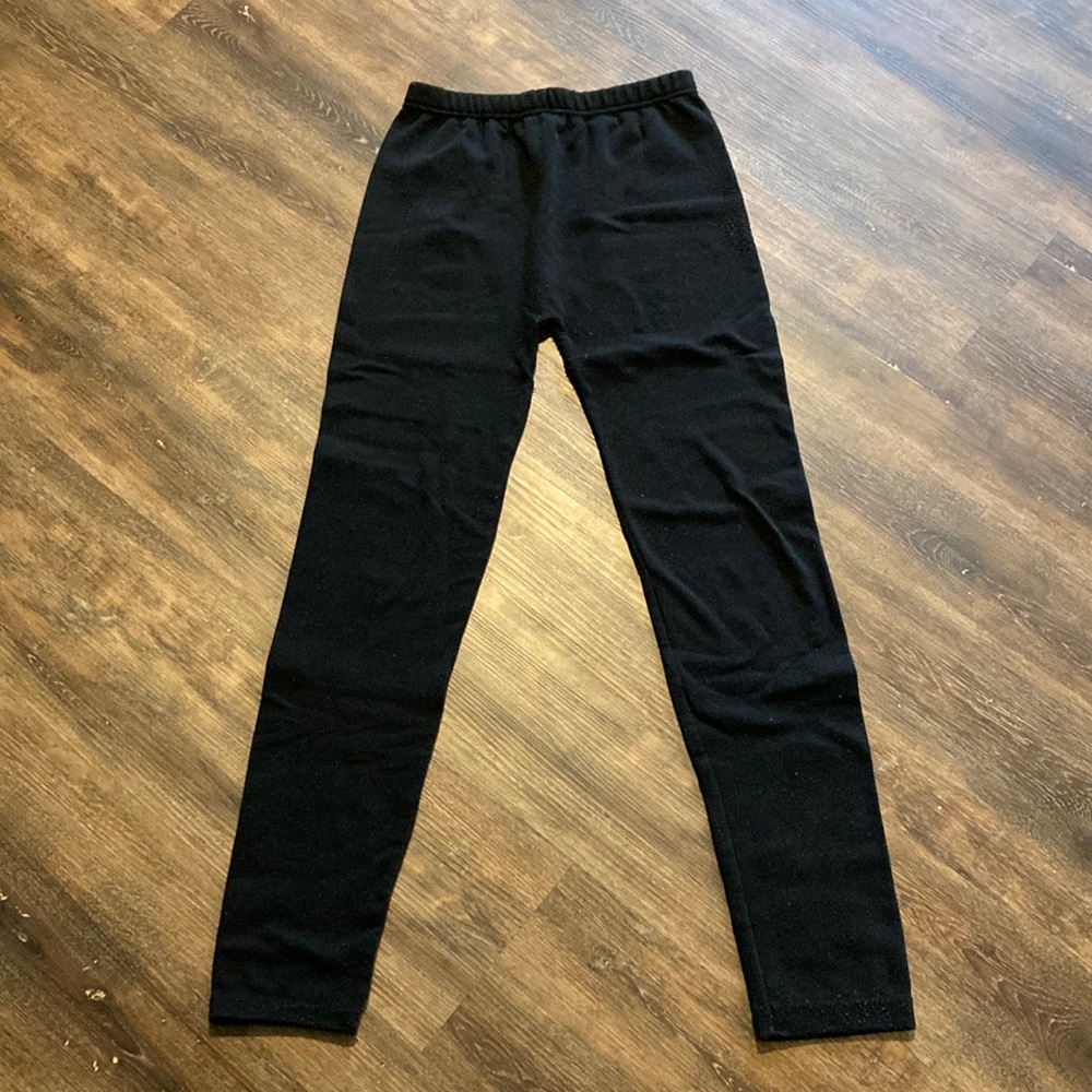 Black Fleece Lined Leggings